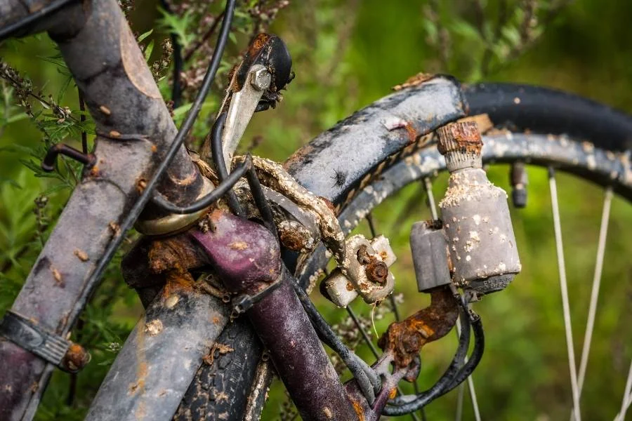 how to remove rust from a bike